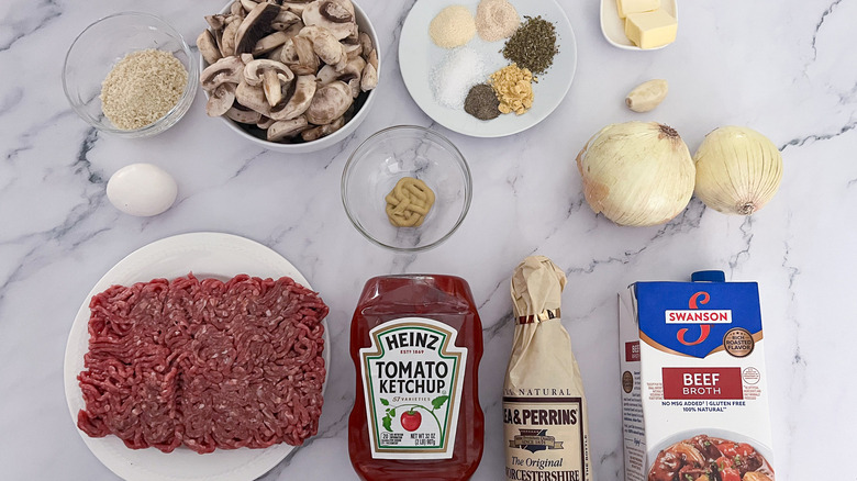 ingredients for salisbury steak