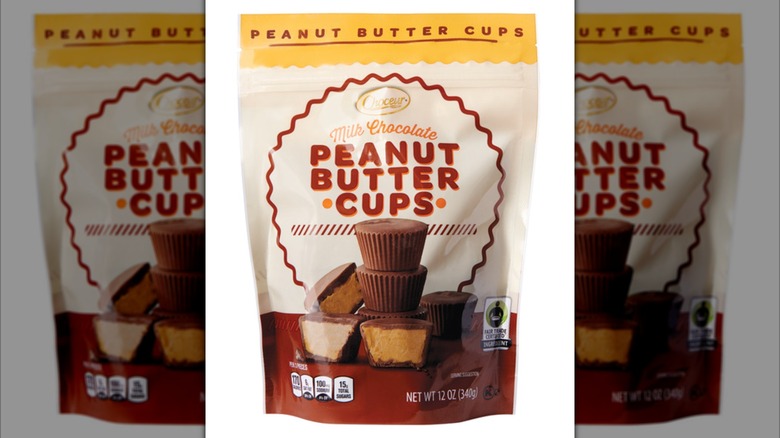 Package of Aldi Choceur Milk Chocolate Peanut Butter Cups