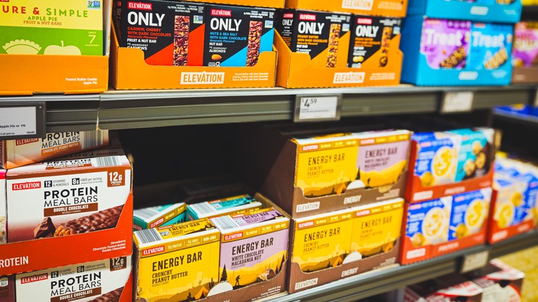 Aldi brand protein bars