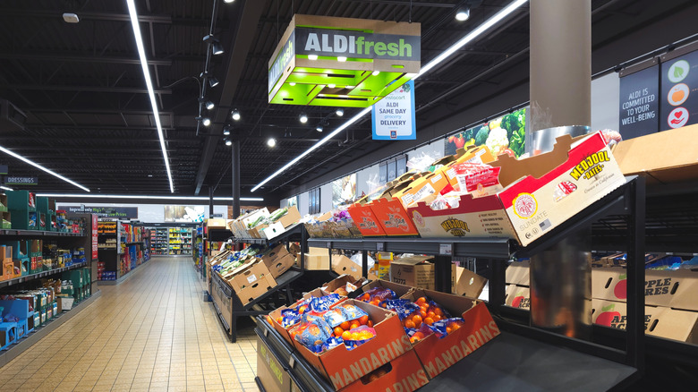 Aldi produce section