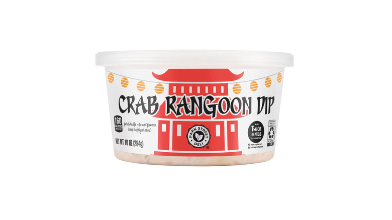tub of crab rangoon dip