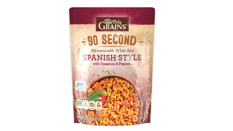 pouch of 90 second spanish style rice