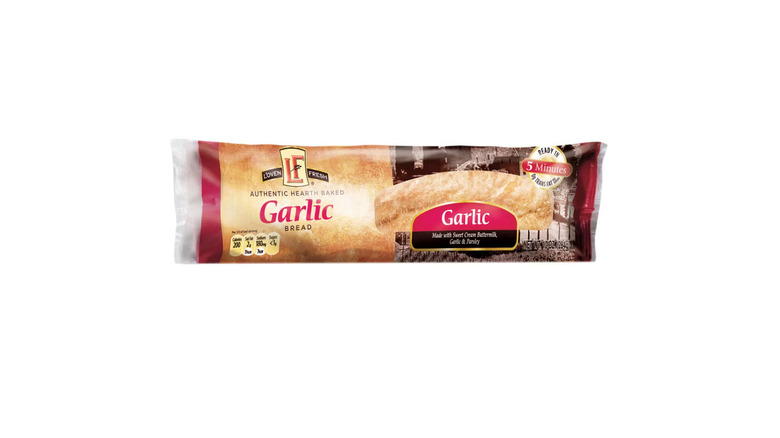 package of garlic bread