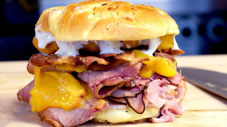 Big Iowa sandwich from Arby's
