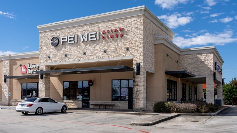 Exterior of a Pei Wei in Texas