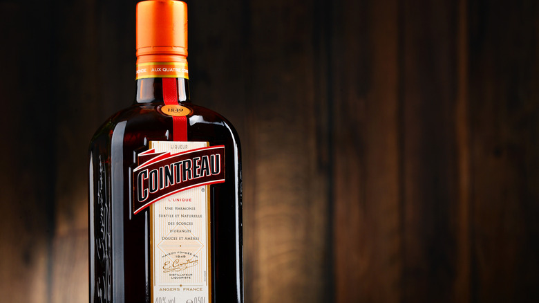 A bottle of Cointreau