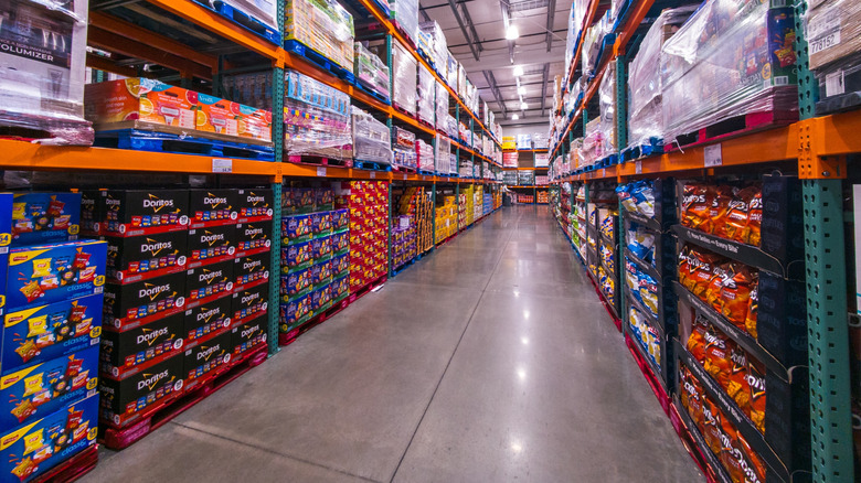 Costco snack aisle