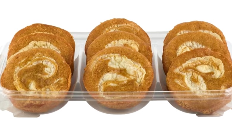 Member's Mark Pumpkin Cream Cheese Blondies on a white background.