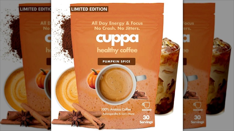 Cuppa pumpkin spice instant mushroom coffee