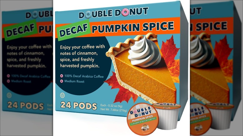 Double Donut decaf pumpkin spice K-cups