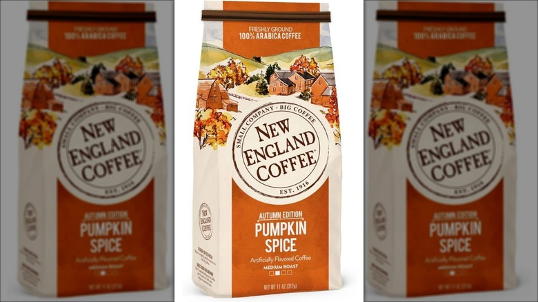 New England Coffee pumpkin spice ground coffee