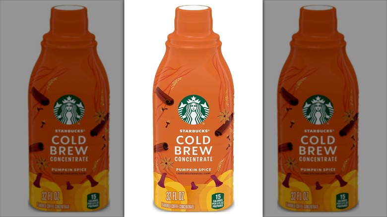 Starbucks pumpkin spice cold brew concentrate