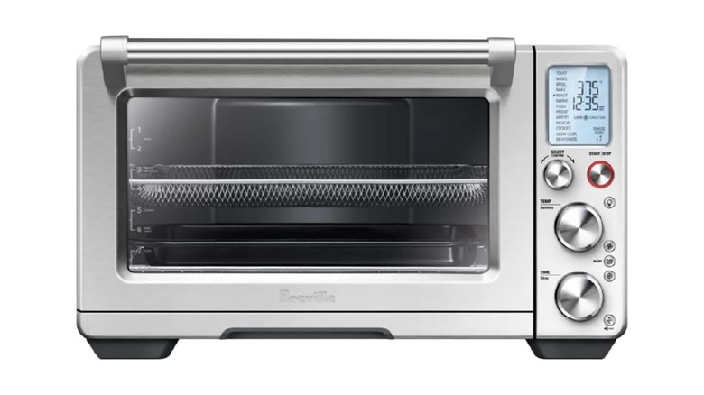 A stainless steel Breville countertop air fryer/convection oven