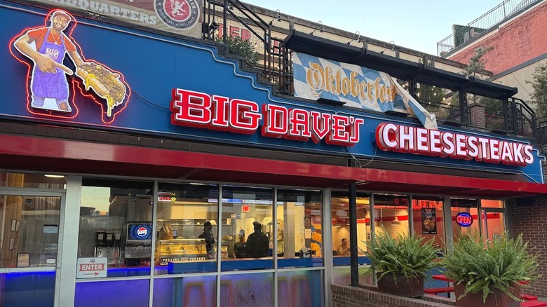 Exterior of Big Dave's Cheesesteaks in Atlanta
