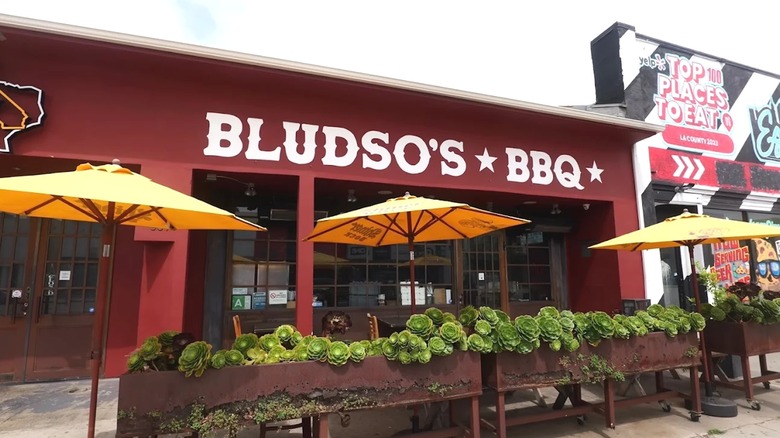 Exterior shot of Bludso's BBQ
