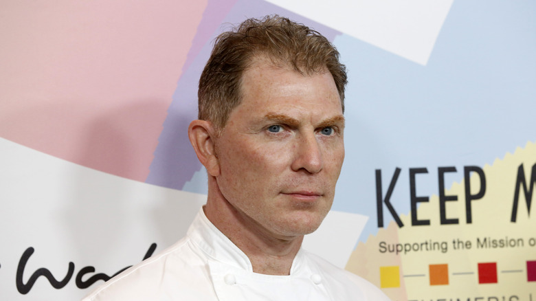 Bobby Flay glaring