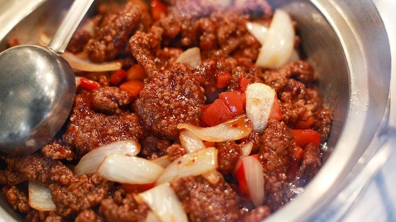 Panda Express crispy beef