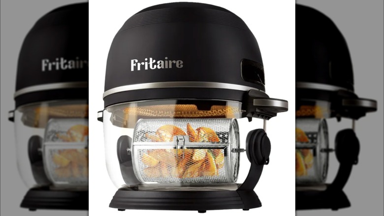 A Fritaire Self-Cleaning & Non-Toxic Air Fryer on a white background
