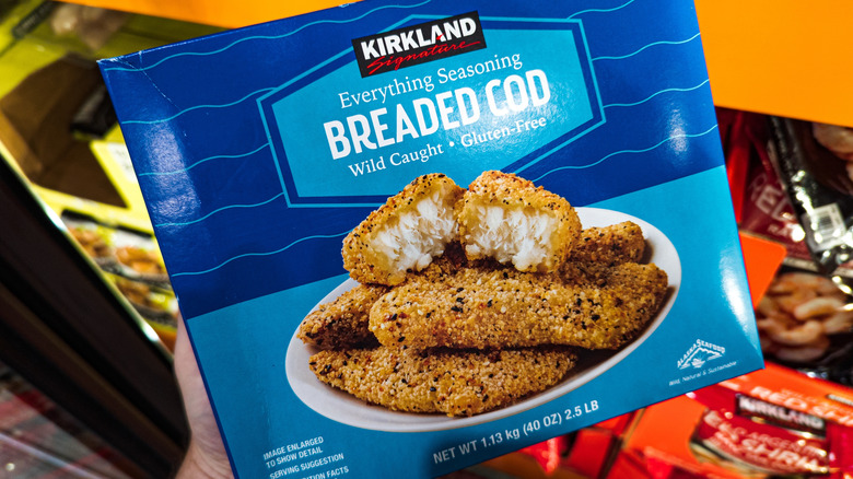 Kirkland Everything Gluten Free Seasoned Breaded Cod