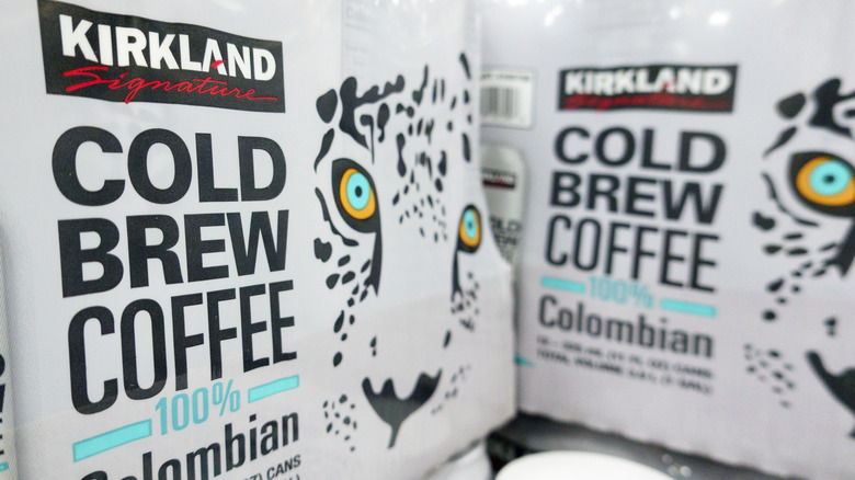 Packs of Kirkland Signature Cold Brew Coffee