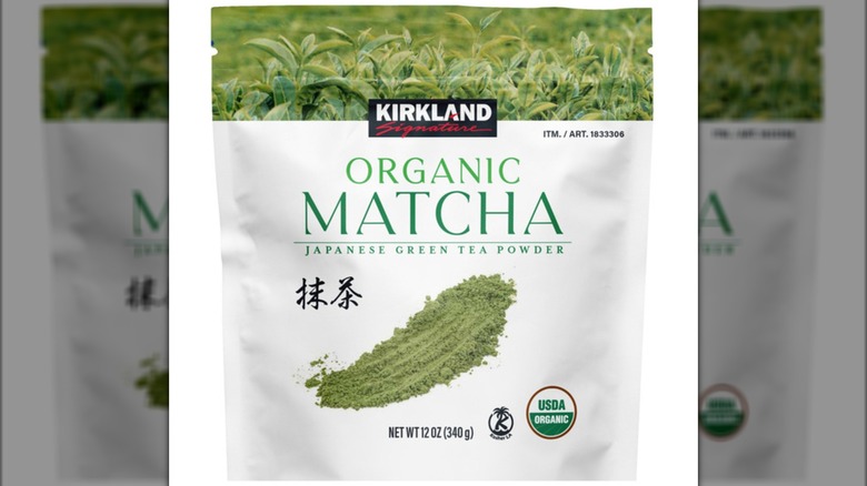 Bag of Kirkland Signature Matcha Green Tea Powder
