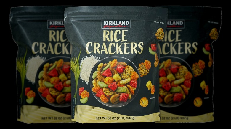 Bag of Kirkland Signature Rice Crackers