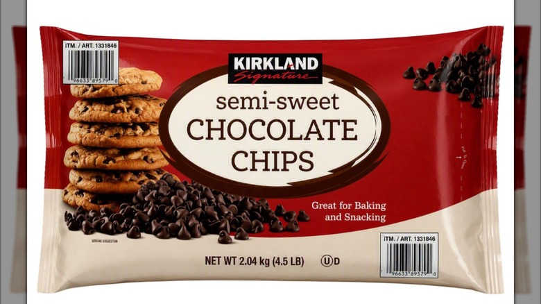 Bag of Kirkland Signature Semi-Sweet Chocolate Chips