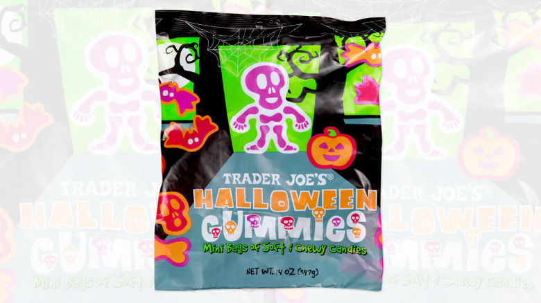 A package of Trader Joe's Halloween Gummies
