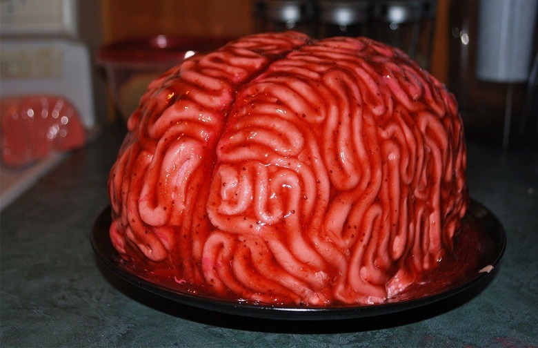 Red Velvet Brain Cake