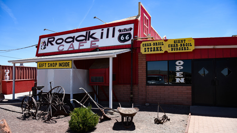 Exterior of the Roadkill Cafe