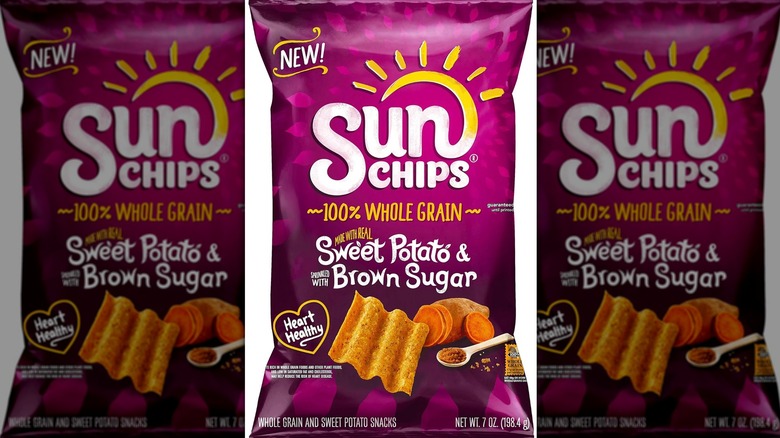 Potato and sugar SunChips bag