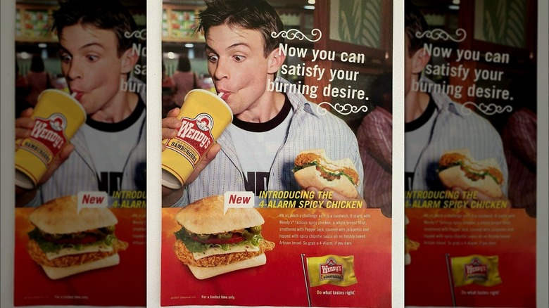 4-alarm spicy chicken sandwich