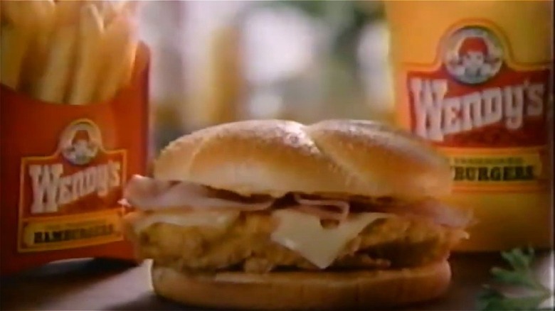 Wendy's Chicken cordon bleu