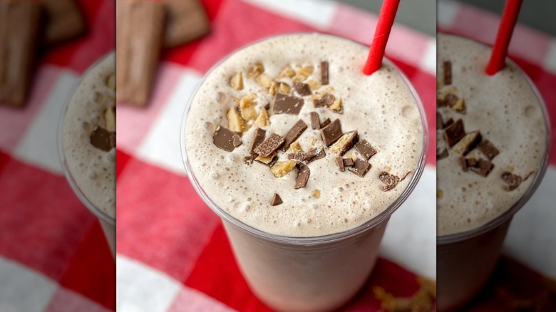 Coffee toffee twisted frosty