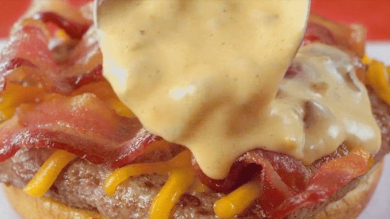 Wendy's queso burger