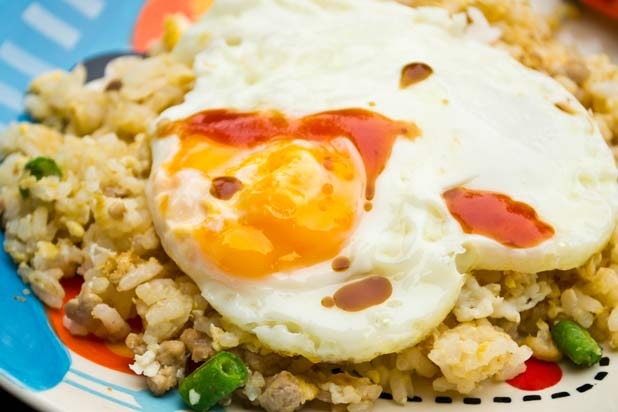 Bacon and Kale Risotto with Fried Egg Recipe