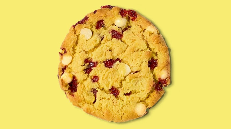 Jimmy John's Lemon Strawberry Burst Cookie, unwrapped