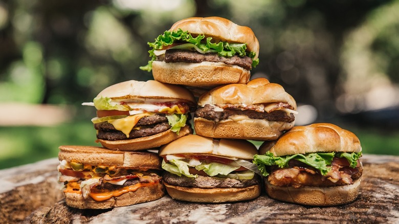 Jack in the box burgers