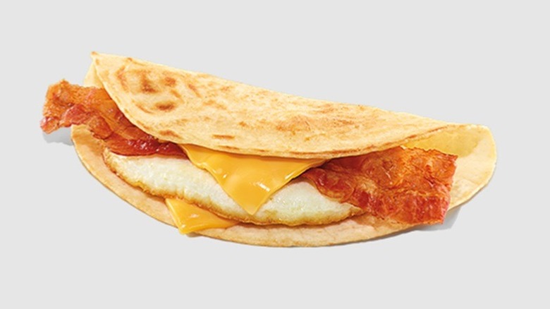 Dunkin Donuts' Wake Up Wrap Sandwich with Bacon