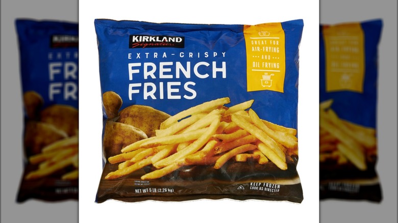 Bag of kirkland extra crispy french fries