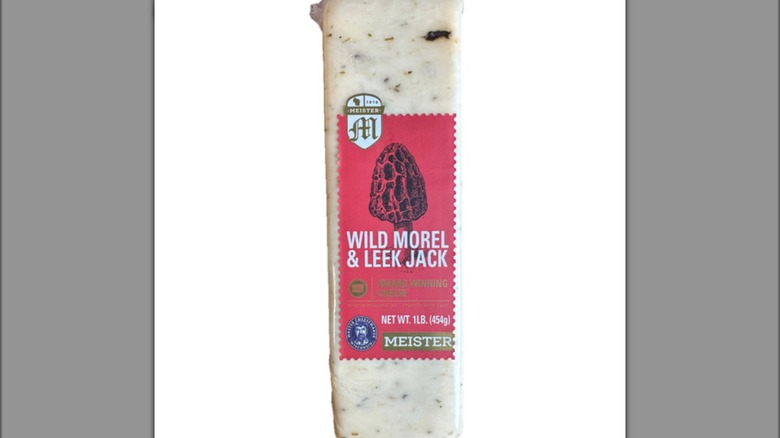 Wede of wild morel and leek jack cheese