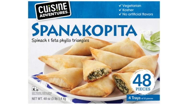 Cuisine Adventures Spanakopita Spinach & Feta Phyllo Triangles