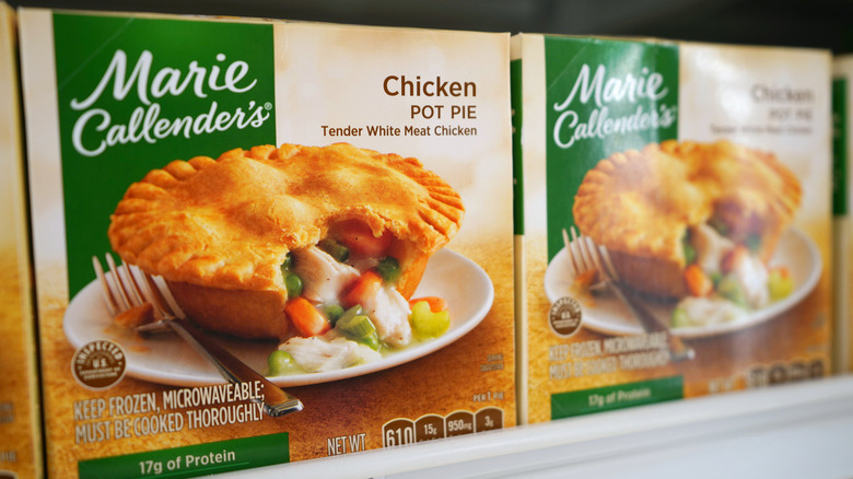 Boxes of Marie Callender's Chicken Pot Pie