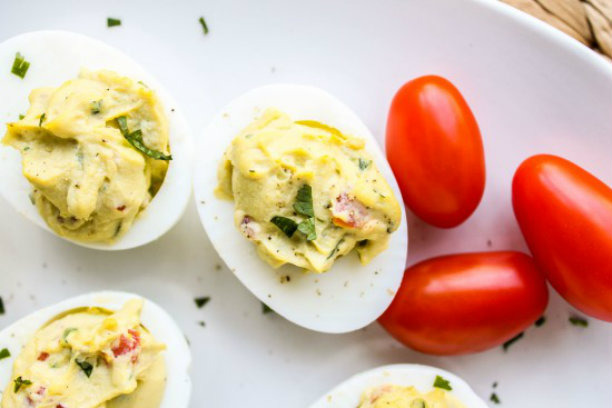Deviled 'Guacamole' Eggs Dip