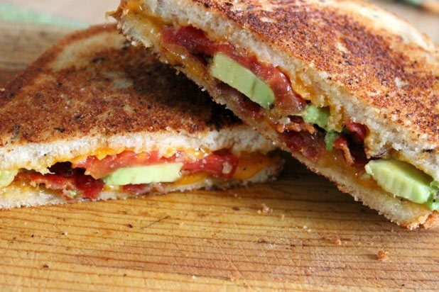 Grilled Cheese with Bacon and Avocado Recipe