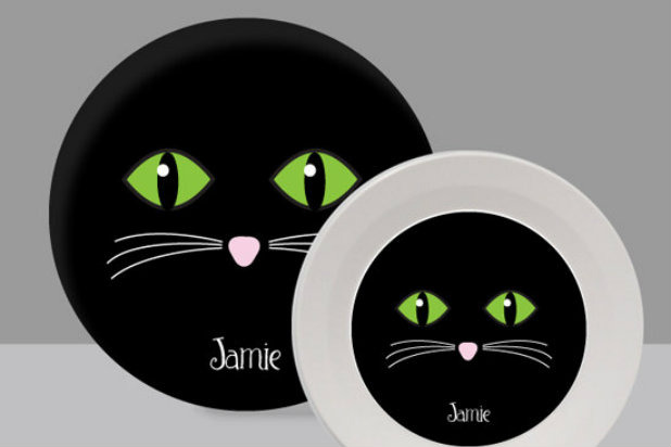 Black Cat Plate