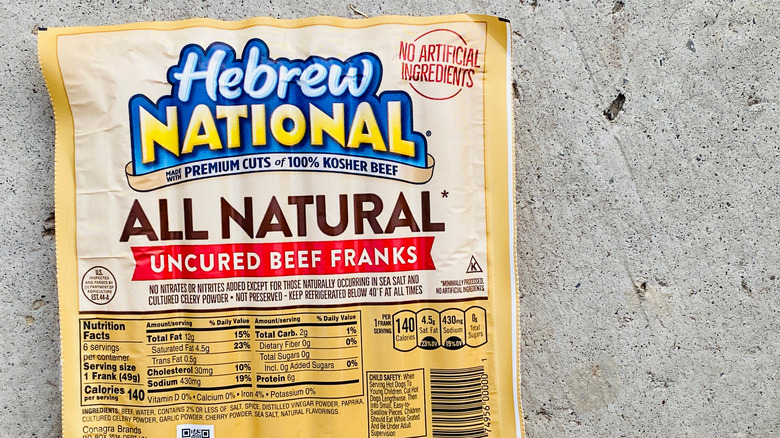 Hebrew National Uncured Beef Franks