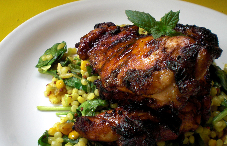 Blackened Chicken with Toasted Couscous
