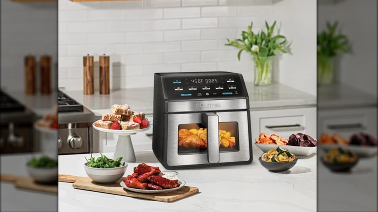 Gourmia digital air fryer on kitchen counter