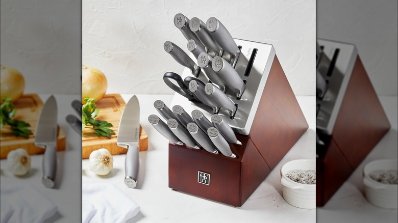 Henckels knife block set